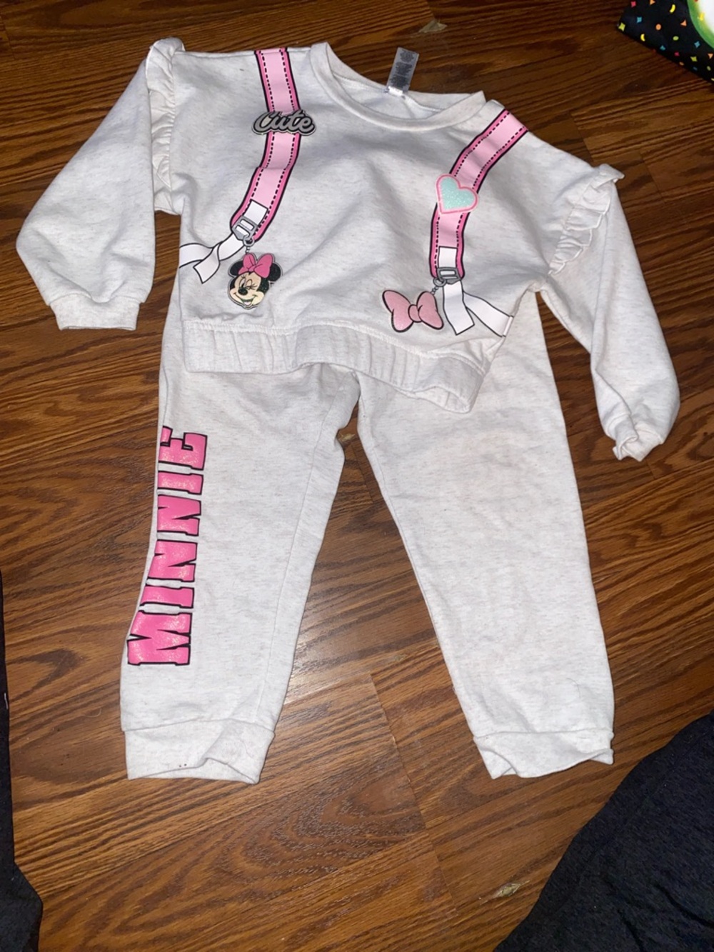 Kids Sweatshirt with Pink Strap Graphic